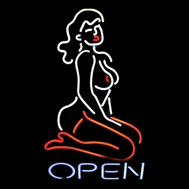 Lady Nude Open Neon Sign
